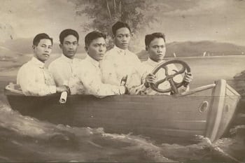 Men on boat