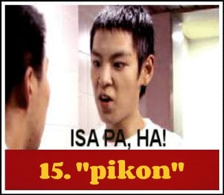 pikon + filipino words with no specific english translation