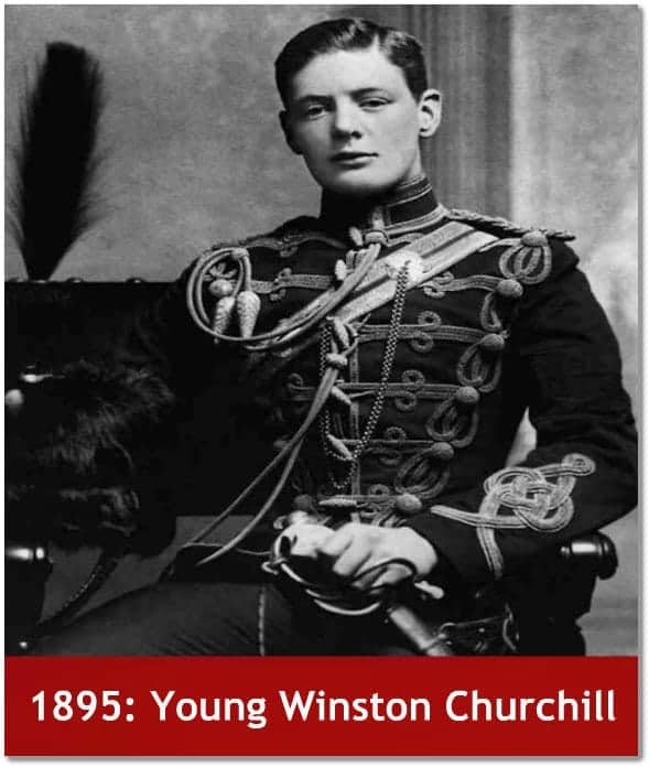 Winston Churchill young