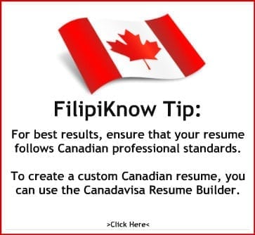 Resume builder canadian government
