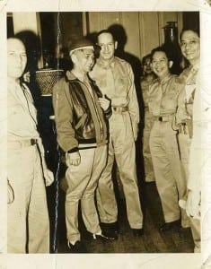 President Manuel L. Quezon pays a visit on United States Armed Forces in the Far East (USAFFE) Commander General Douglas MacArthur.