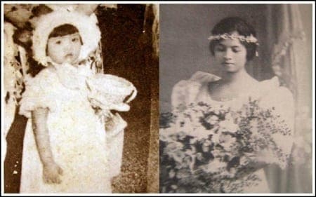 Young Imelda Marcos and Remedios Trinidad