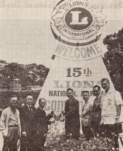 Baguio City Lions Club members during the Annual Lions Multiple District Convention