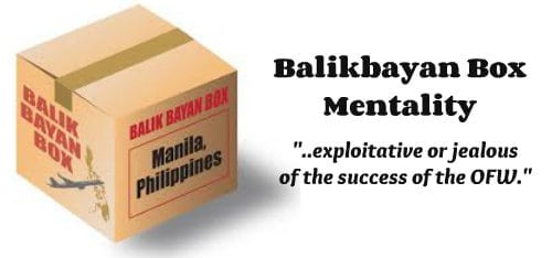Balikbayan Box Mentality