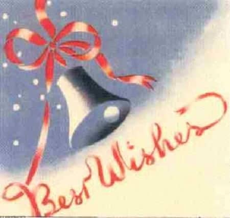 Japanese christmas card WWII