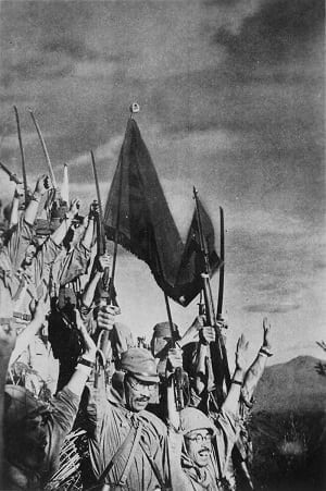 Japanese troops on Bataan