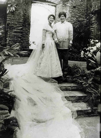 Irene Marcos 1981 wedding in Sarrat