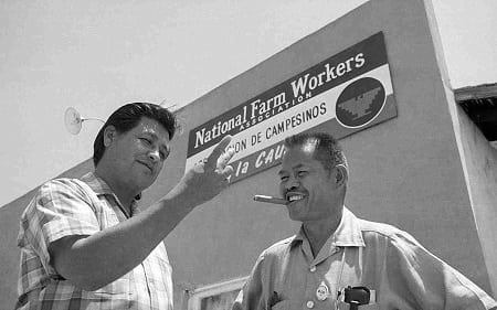 Cesar Chavez and Larry Itliong