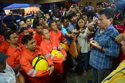 Mayor Duterte Typhoon Yolanda