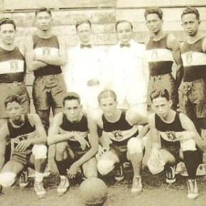 Philippine Basketball Team in Far Eastern Games