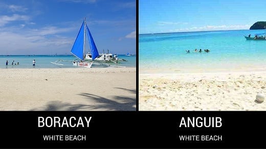 Boracay White Beach and Anguib White Beach