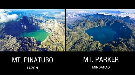 Mount Pinatubo and Mount Parker