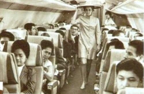 Philippine Airlines in-flight fashion show