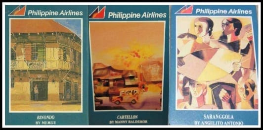 Philippine Airlines vintage playing cards
