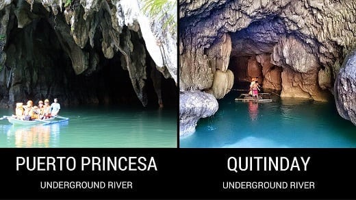 Puerto Princesa Underground River and Quitinday Underground River