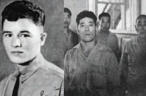 Glenn McDole and Japanese soldiers involved in the Palawan massacre