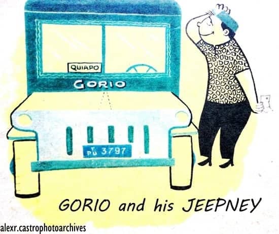10 Unforgettable Funny Characters From Classic Pinoy Komiks 2 Gorio and his Jeepney