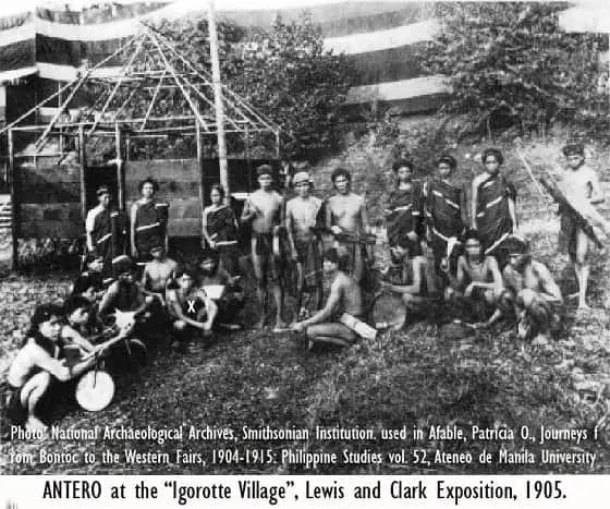 Antero at the 1905 Lewis and Clark Exhibition