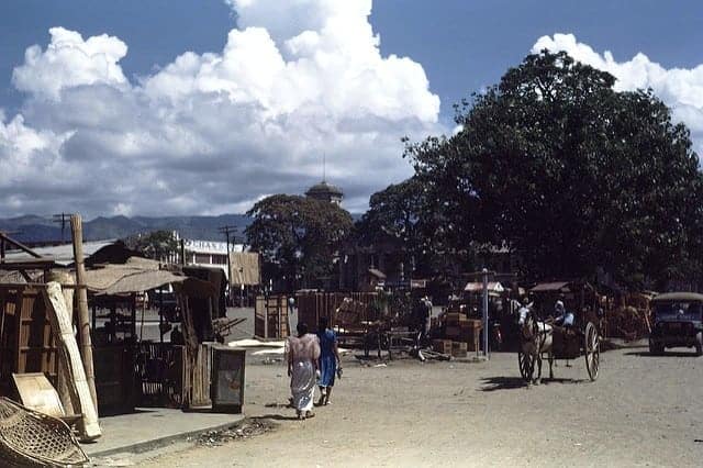 The Chaos After The Storm: Rare Color Photos of the Philippines in the 1940s 12 Cebu City in the late 1940s