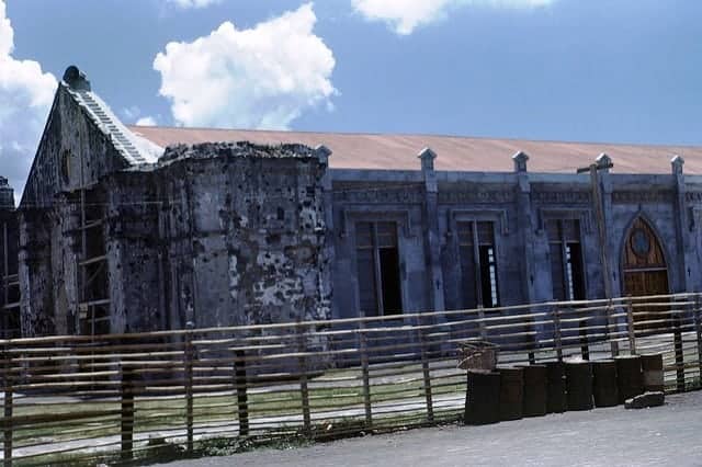 Legazpi Church in Albay in the 1940s