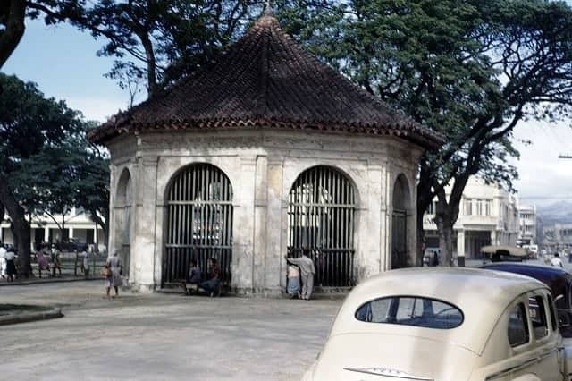 Magellan's Cross in Cebu in the 1940s