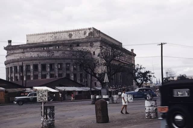 Manila Post Office Building after WWII