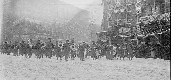 Philippine Constabulary Band at the 1909 inauguration of President William Howard Taft