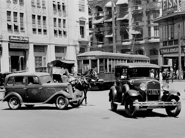 Plaza Moraga in 1935