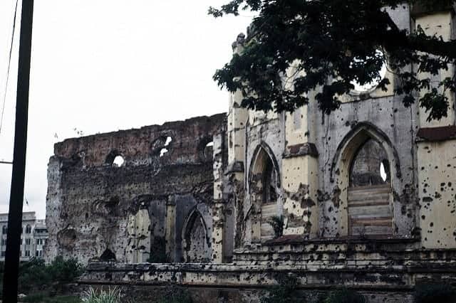 Sto. Domingo Church after WWII