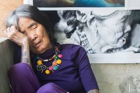 The Many Faces of Whang-od, Philippines' Legendary Tattooist 28 Whang-od sleeping