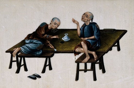 Chinese opium smokers