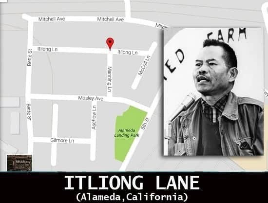 Itliong Lane in California