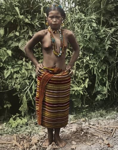 Lubuagan Igorot woman in traditional clothing
