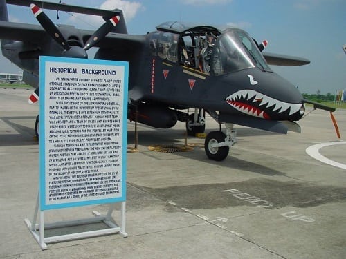 The Filipina Pilot Who Sacrificed Her Life To Save Hundreds of Families 2 North American Rockwell OV-10A Bronco a twin-turboprop aircraft