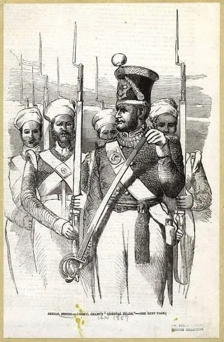 Sepoy soldiers