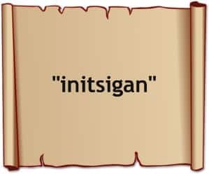 initsigan