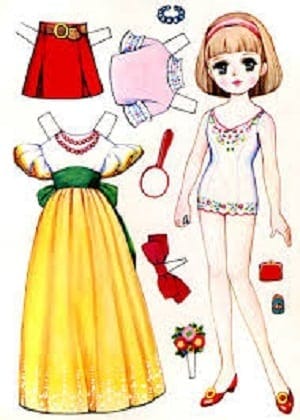 paper dolls 90s